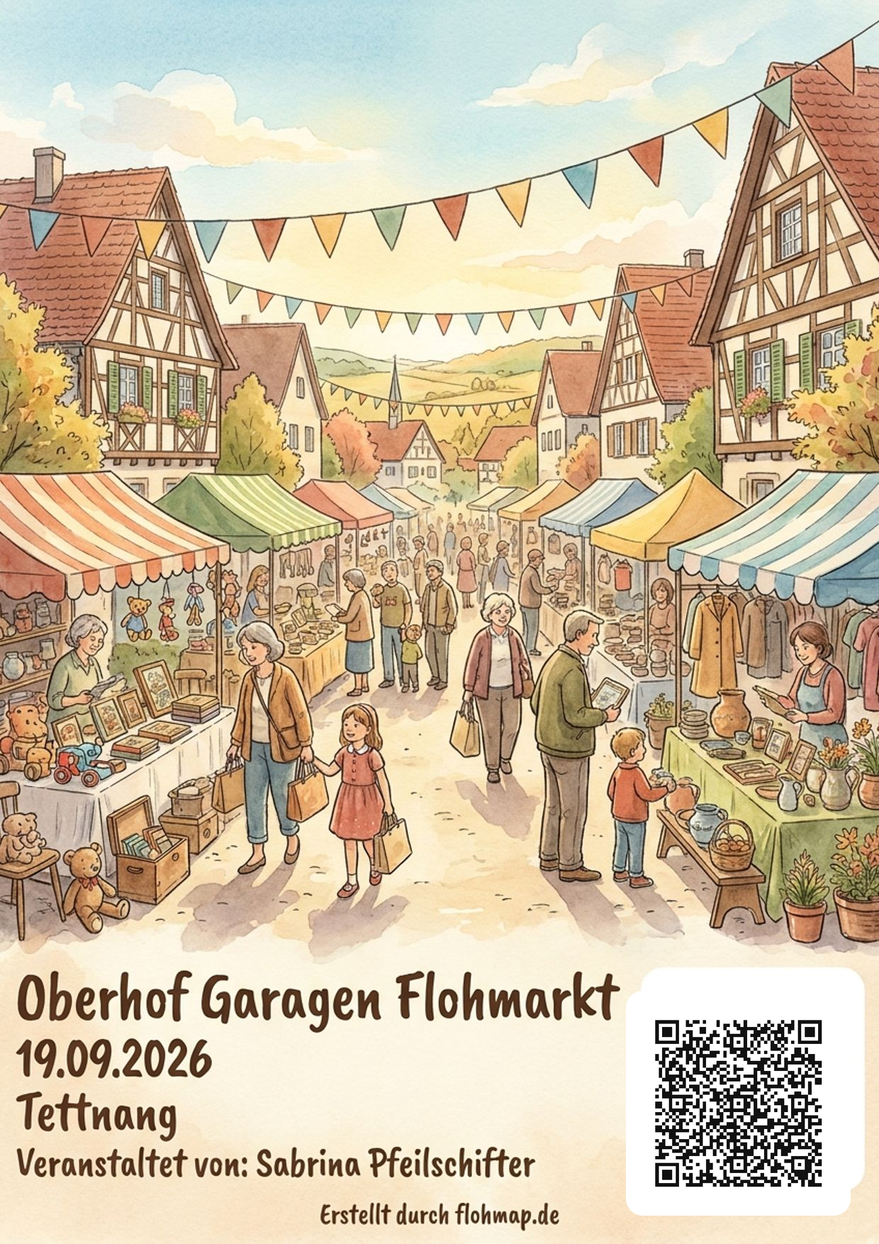 Poster für Oberhof Garagen Flohmarkt