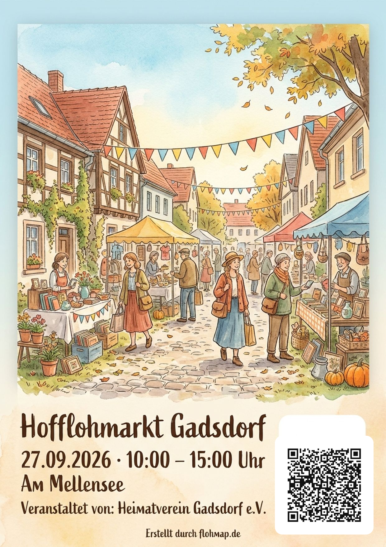Poster für Hofflohmarkt Gadsdorf